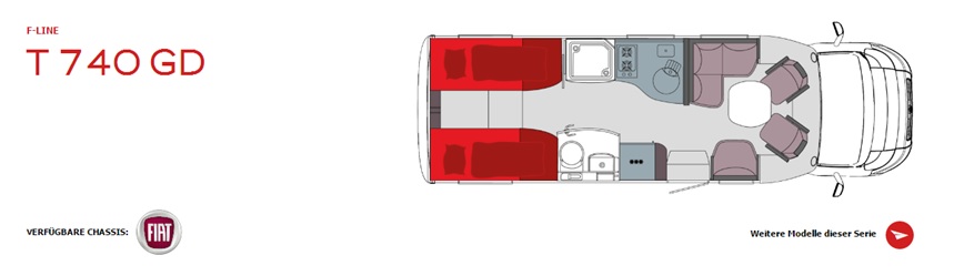 Frankia F-Line T 740 GD camper 2017